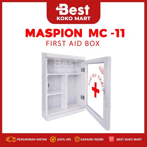 maspion rectangular first aid cabinet